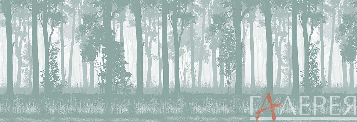 Природа, Лес, туманный лес